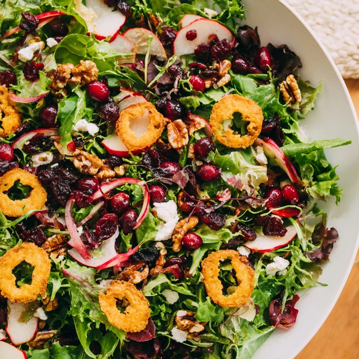 Seasonal Cranberry Walnut Salad