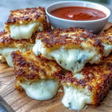 Warm, cheesy grilled cheese dippers served with a velvety smooth tomato soup.