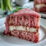 Beautifully frosted Bridal Shower Rosé Velvet Cake, perfect for celebrations.