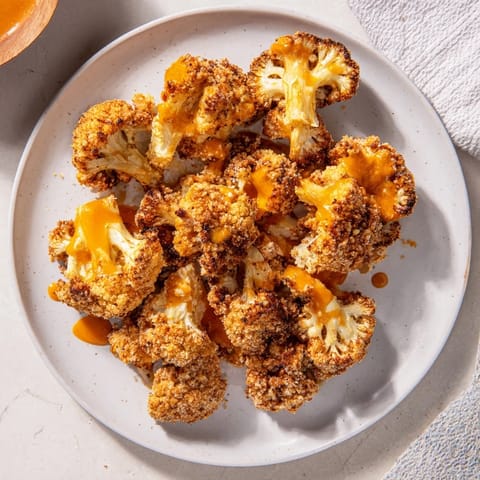 Crispy Air-Fryer Buffalo Cauliflower