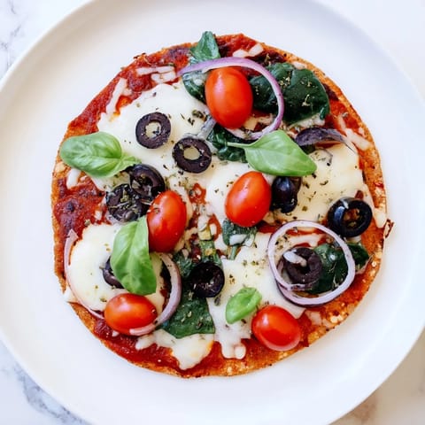 Crispy Tortilla Pizza