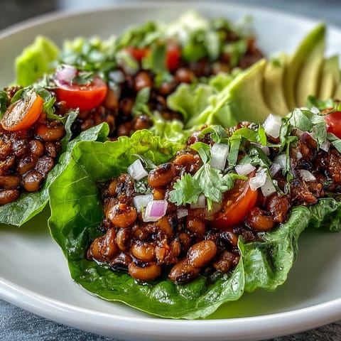 Black-Eyed Pea Lettuce Wraps