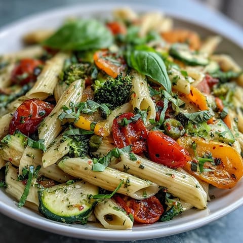 Vegan One-Pot Pasta Primavera