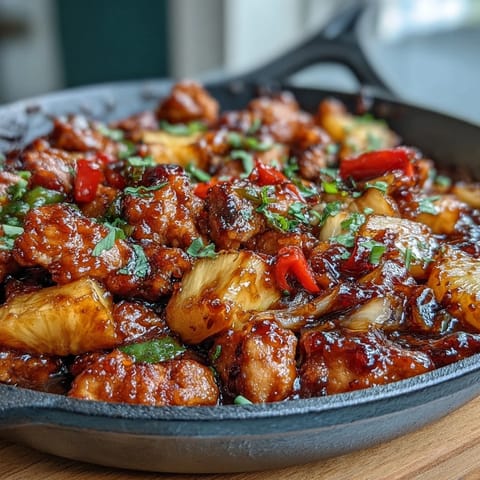Sweet and Sour Chicken Pineapple