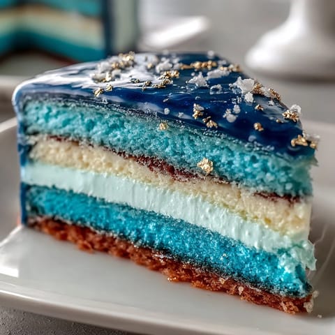 Dark Blue Gold Ombre Layer