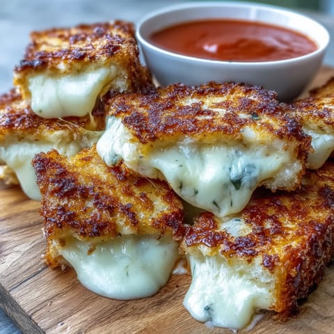 Warm, cheesy grilled cheese dippers served with a velvety smooth tomato soup.