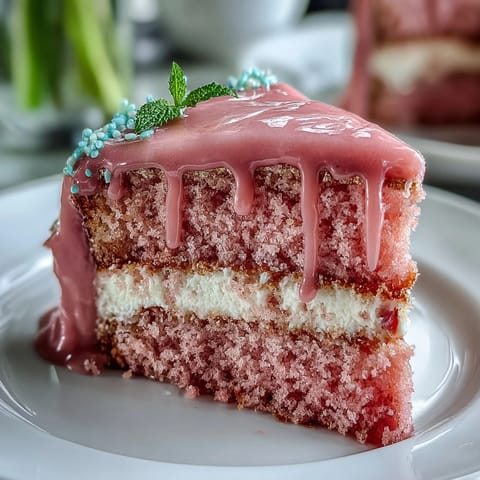 Beautifully frosted Bridal Shower Rosé Velvet Cake, perfect for celebrations.