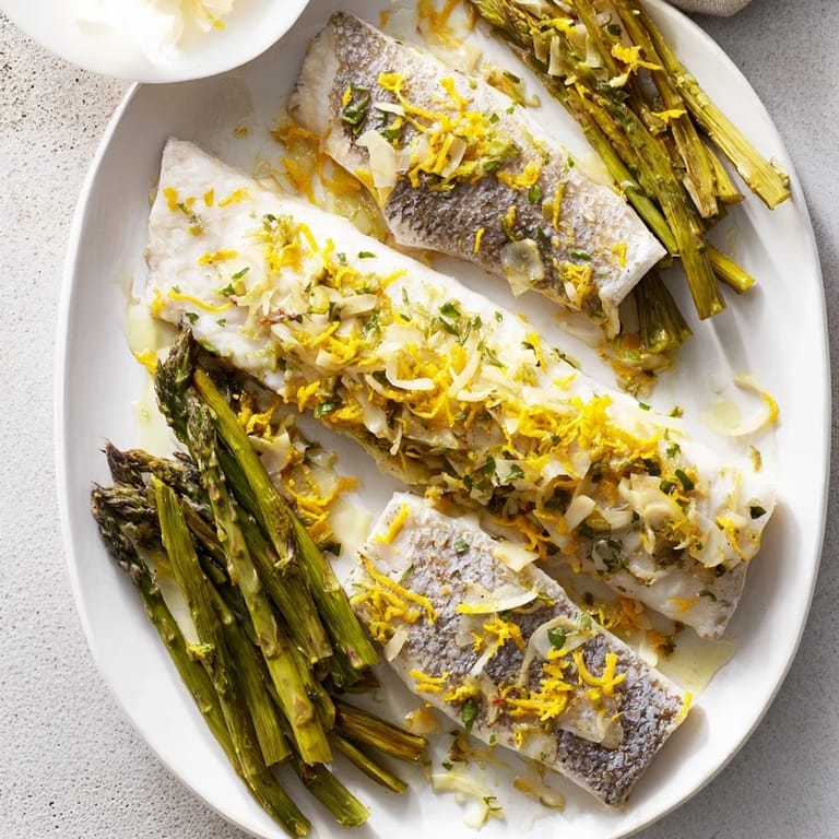 Steaming hot, flaky lemon herb tilapia and tender green beans, ready for a delicious meal.