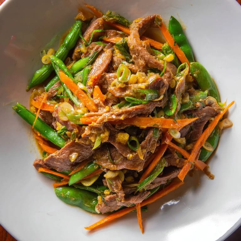Tender beef, crisp vegetables, and a glossy sauce shine in this delicious Skillet Beef Stir-Fry.