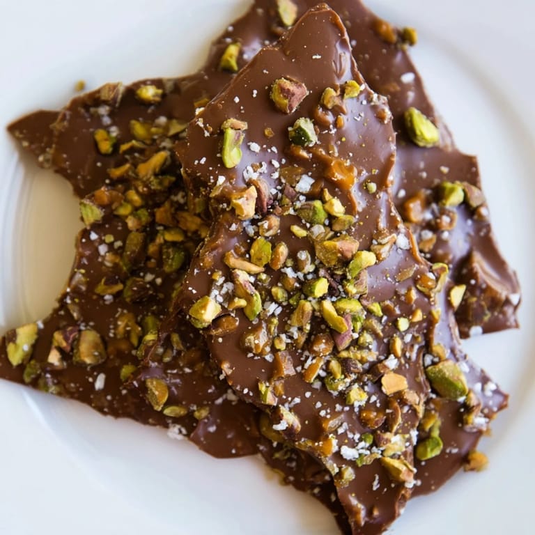 Homemade Pistachio Salted Caramel Bark is perfect, featuring a delicious contrast of sweet and salty flavors.