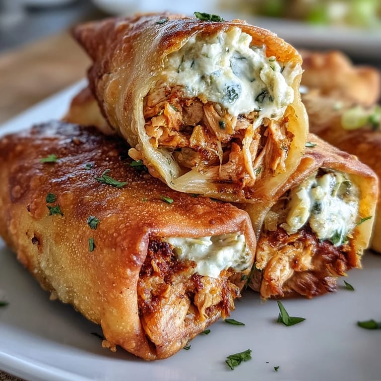Bite-sized Tex-Mex appetizers, Mini Chicken Chimis stuffed with spicy jalapeño cream cheese and served with fresh cilantro.  