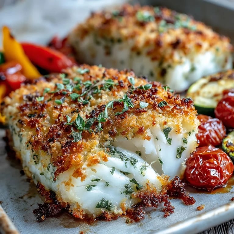 Served hot, this one-pan dinner features juicy fish and roasted vegetables perfect for weeknights.