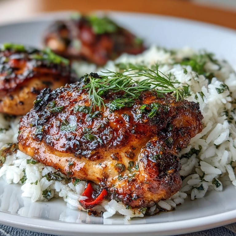 Vibrant one-pot Nandos Portuguese chicken and rice, rich with paprika, garlic, and bell peppers, topped with a drizzle of hot sauce.
