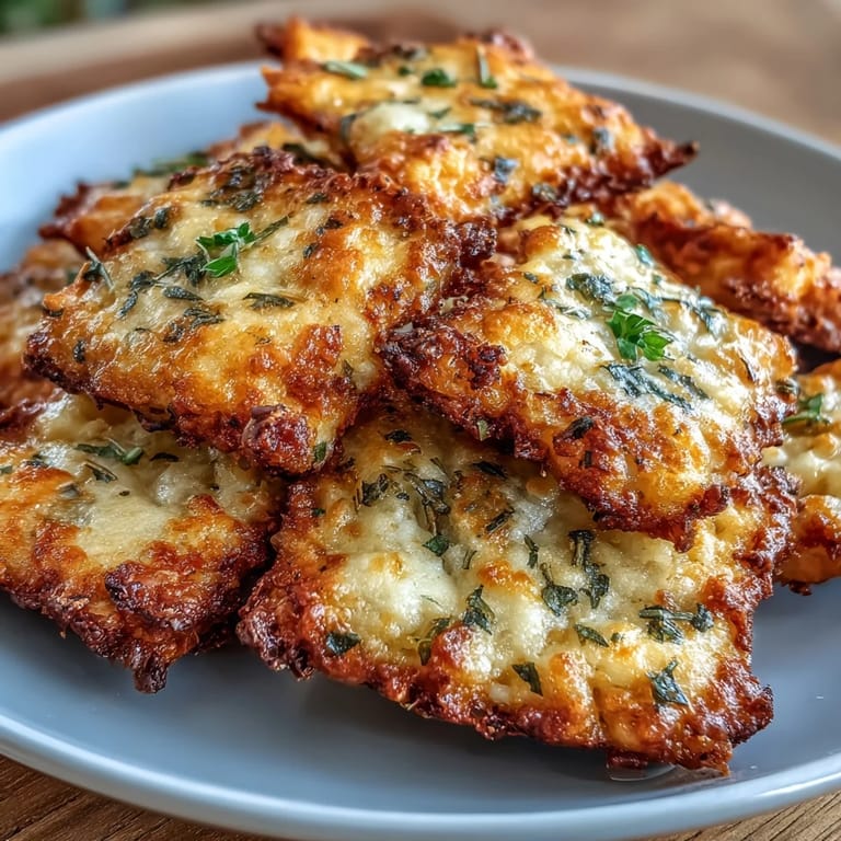 Crispy crackers loaded with sharp cheddar, Parmesan, and fresh chives, perfect for pairing with dips or cheese boards.