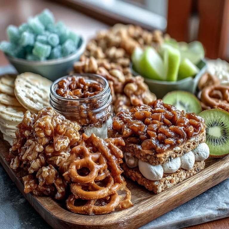 Eye-catching St. Patrick's Day charcuterie spread featuring vibrant green candies, shamrock cookies, and chocolate gold coins for festive fun.