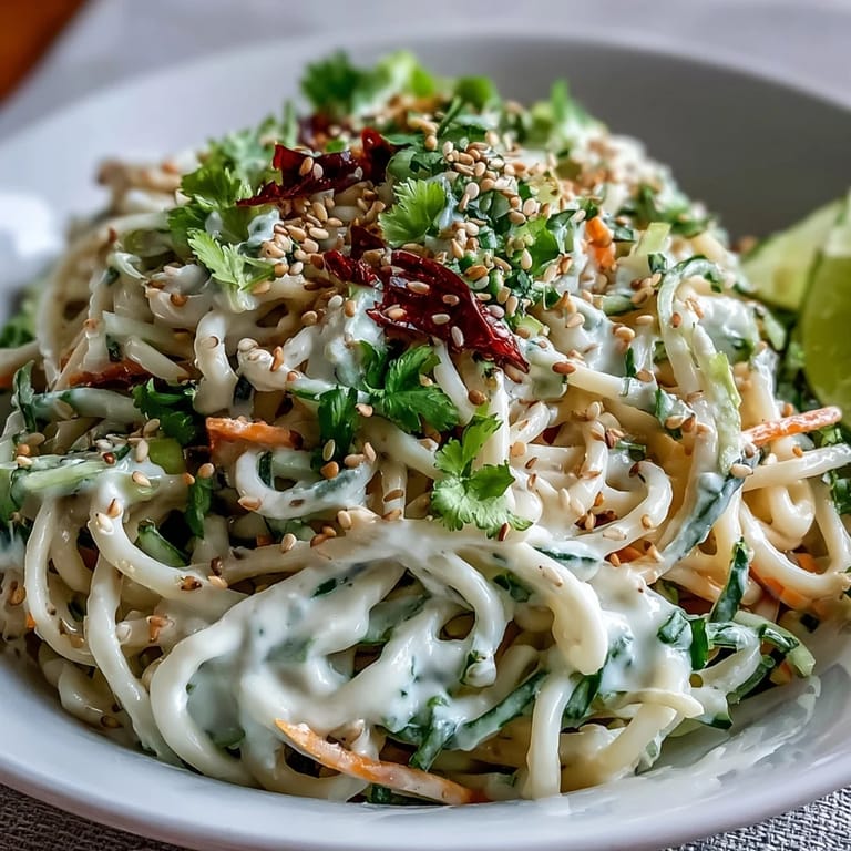 Cold Sesame Noodle Bowl with Cucumber: refreshing summer lunch with cold soba noodles, tangy sesame sauce, and colorful julienned veggies.