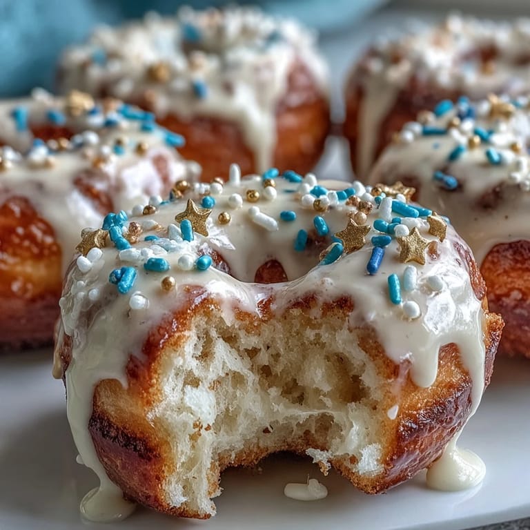 Colorful Graduation Party Donut Tower with Sprinkles, ready to celebrate any graduate.