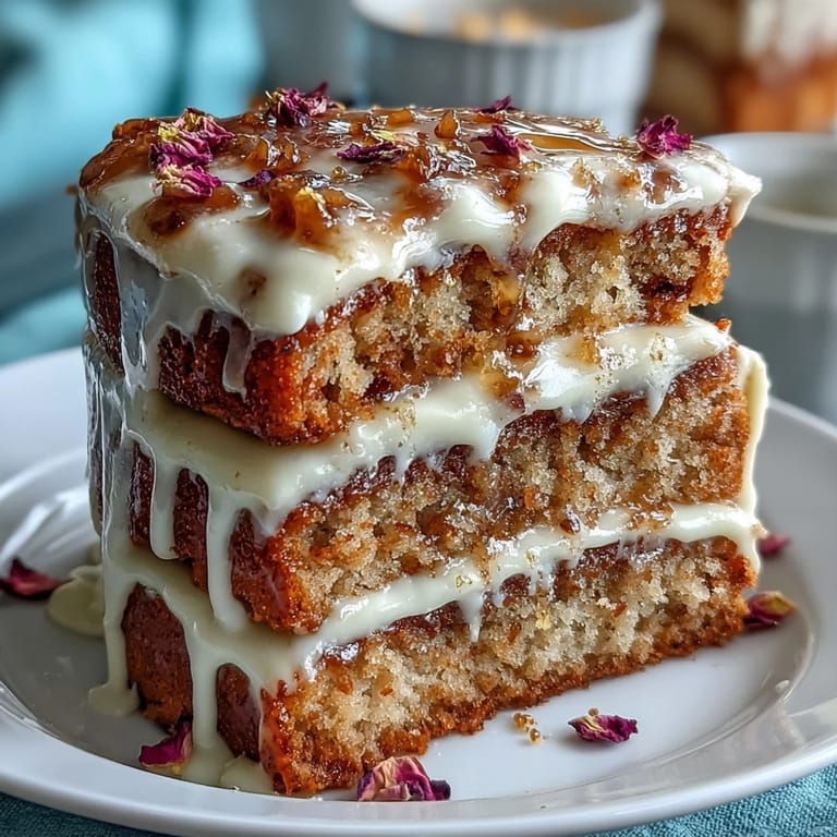 Celebratory rosé velvet cake, adorned with creamy frosting and shimmering gold accent.