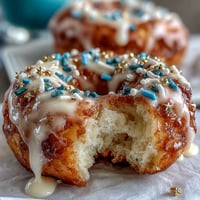 Graduation Party Donut Tower with Sprinkles, a vibrant dessert, sparkles invitingly.