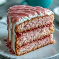 Delicate pink Bridal Shower Rosé Velvet Cake with glistening gold drip.